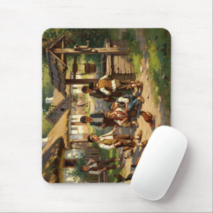 The Shtetl - The Magic of Village Life Mouse Pad