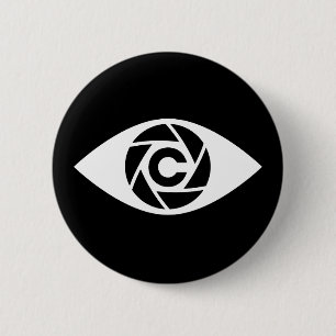 The Shutterclique: Cameraman Logo Button