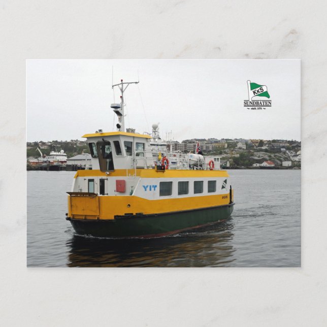 The shuttle Boat Angvik Postcard (Front)