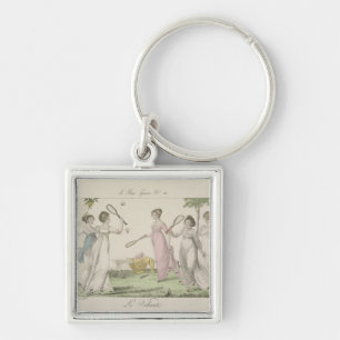 The Shuttlecock, plate 11 from 'Le Bon Genre', 180 Key Ring