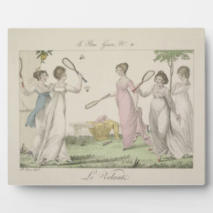 The Shuttlecock, plate 11 from 'Le Bon Genre', 180 Plaque