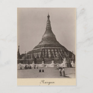 The Shwedagon Pagoda at Rangoon, Burma, c.1860 Postcard