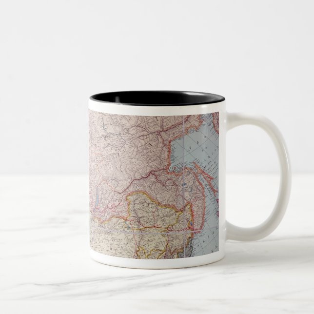 The Siberian Railway Two-Tone Coffee Mug (Right)