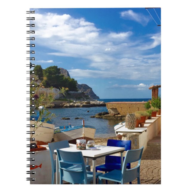 The Sicilian Fishing Village Notebook (Front)