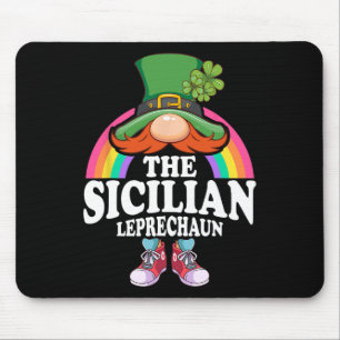 The Sicilian Leprechaun St Patricks Day Costume Mouse Pad