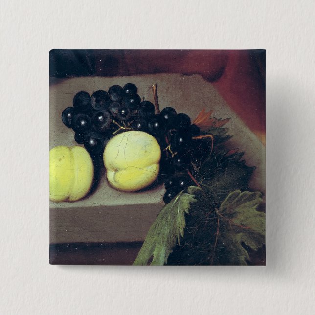 The Sick Bacchus 15 Cm Square Badge (Front)