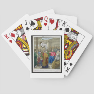 The Sick of the Palsy Brought to Christ by his Fri Playing Cards