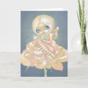 "The Sick Rose" Greeting Card