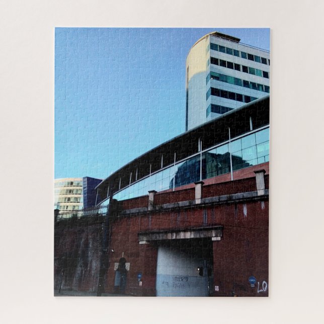 The side of the train station jigsaw puzzle (Vertical)