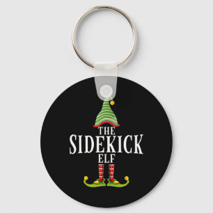 The Sidekick Elf Funny Matching Pajama Xmas  Key Ring