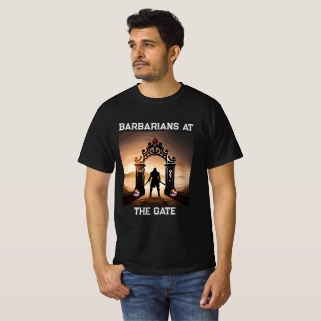 The Siege: Barbarians at Gates of America T-Shirt (Front Full)