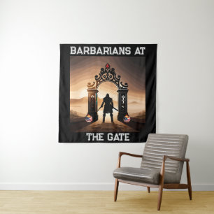 The Siege: Barbarians at Gates of America Tapestry