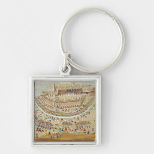 The Siege of Athens in 1827, from the Pictorial Hi Key Ring