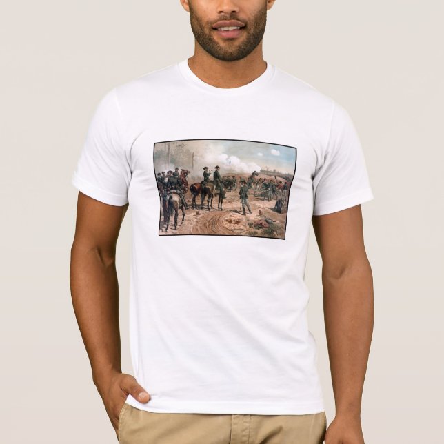 The Siege of Atlanta -- Civil War T-Shirt (Front)
