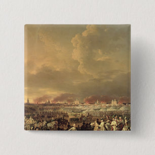 The Siege of Lille by Albert de Saxe-Tachen 15 Cm Square Badge