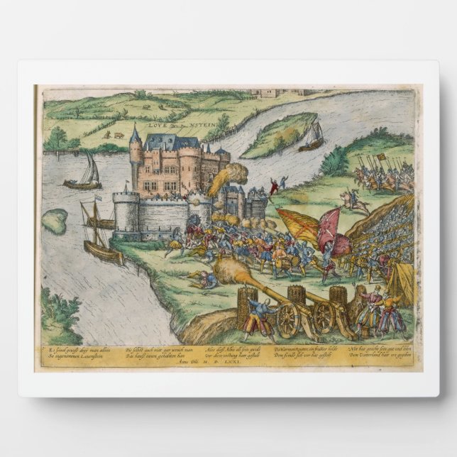 The Siege of Louvain and the Heroism of Harman Reu Plaque (Front)