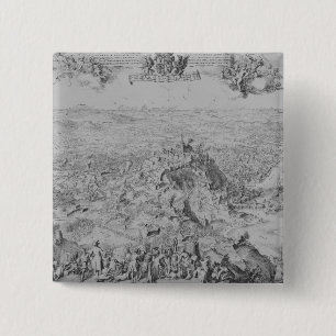 The Siege of Namur, 1695 15 Cm Square Badge
