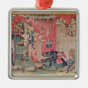 The Siege of the Town Metal Tree Decoration