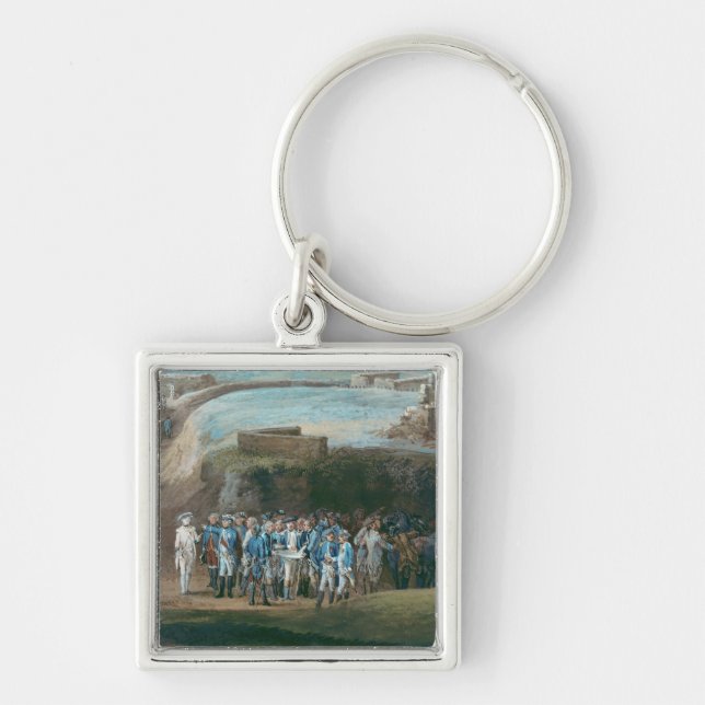 The Siege of Yorktown Key Ring (Front)