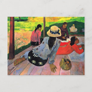 The Siesta By Gauguin Paul (Best Quality) Postcard