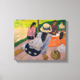 The Siesta by Paul Gauguin Tahitian Women Tahiti Canvas Print