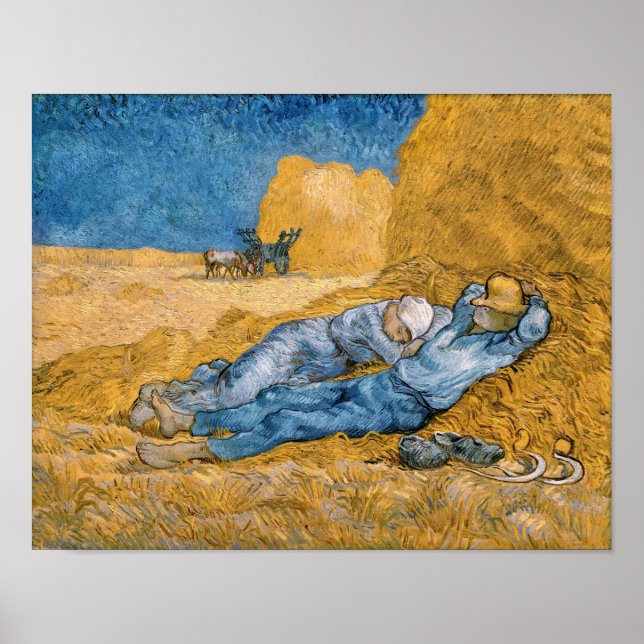 The Siesta by Van Gogh Poster (Front)