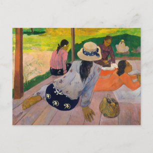 The Siesta   Paul Gauguin Postcard
