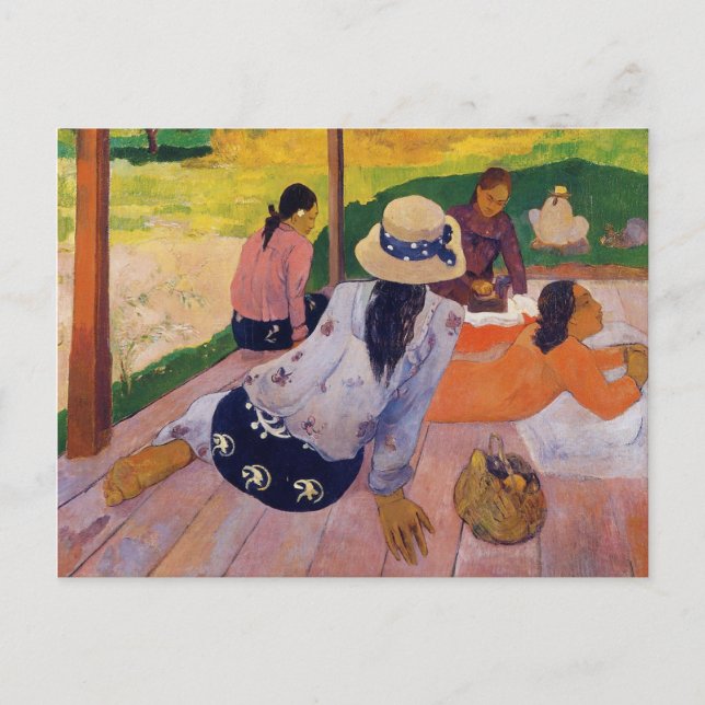 The Siesta - Paul Gauguin Postcard (Front)