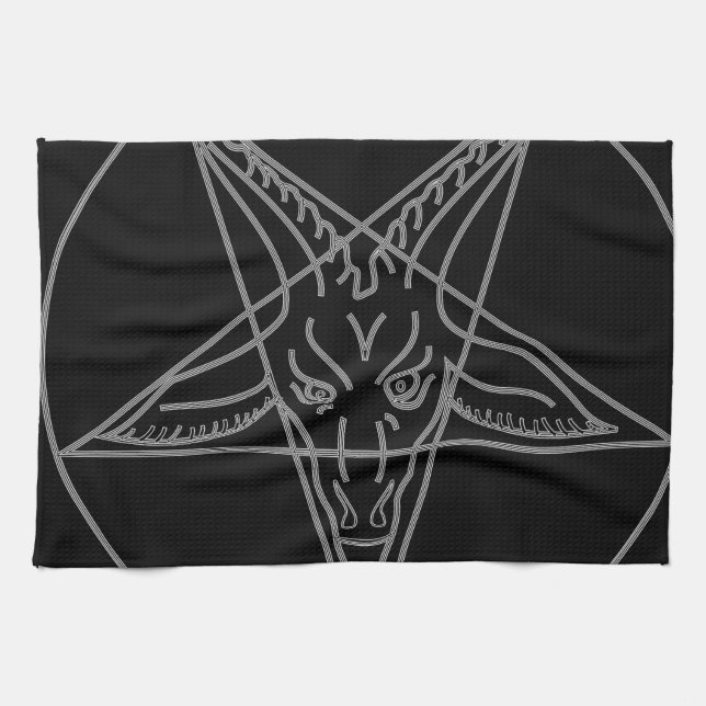 The Sigil of Baphomet Tea Towel (Horizontal)