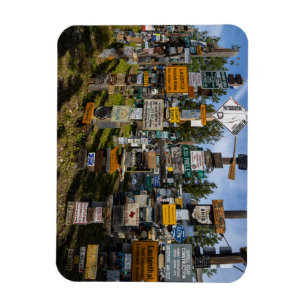 The Sign Post Forest in Canada Magnet