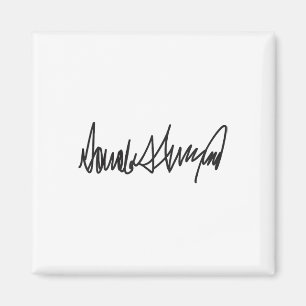 The Signature Donald John Trump Magnet
