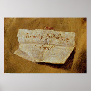 The signature of El Greco Poster