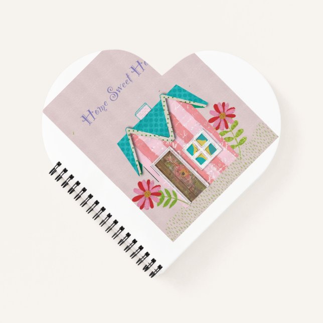 The Signature Whimsy (Pink & Teal) Notebook (Front)