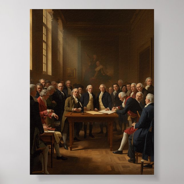 The Signing of the Declaration of Independence – 1 Poster (Front)