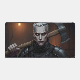 The Silent Executioner Desk Mat