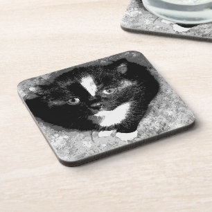 The Silent Observer Coasters