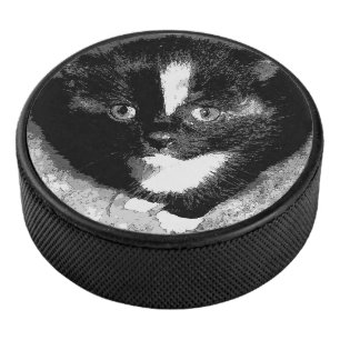 The Silent Observer Hockey Puck