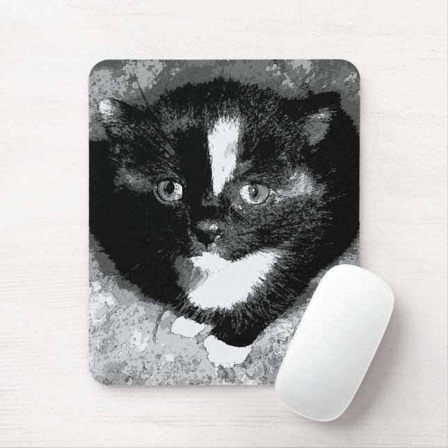 The Silent Observer  Mouse Pad (With Mouse)