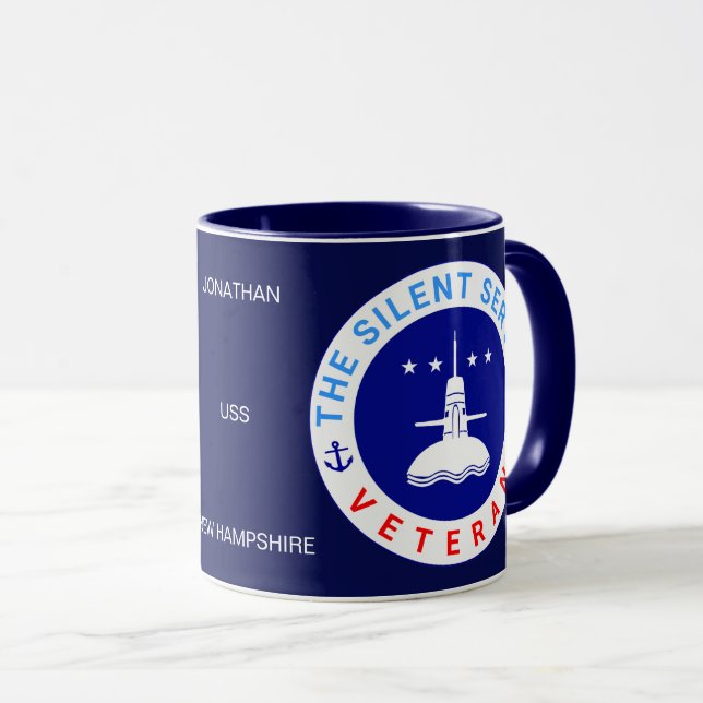 The Silent Service Veteran elegant Mug (Front Right)