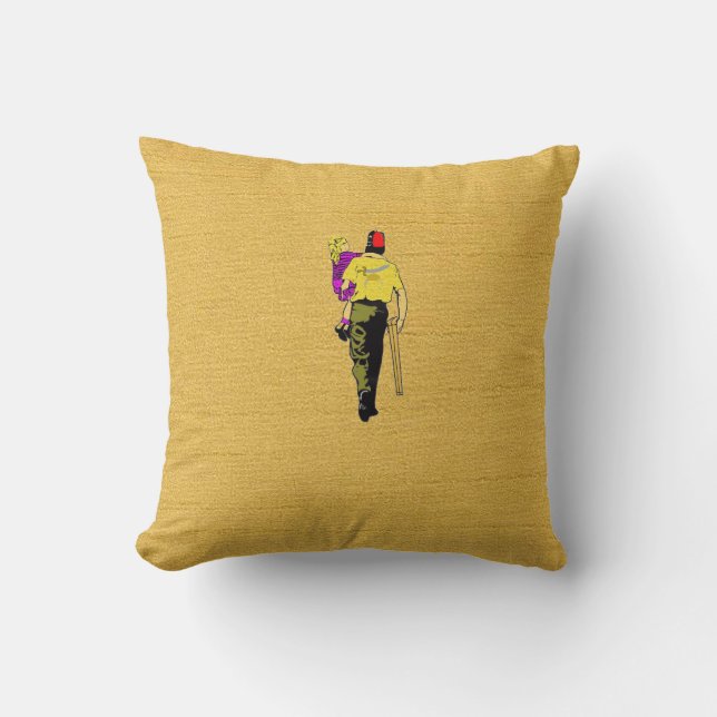 The Silent Shriner Cushion (Front)