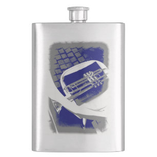 The silent trumpet hip flask