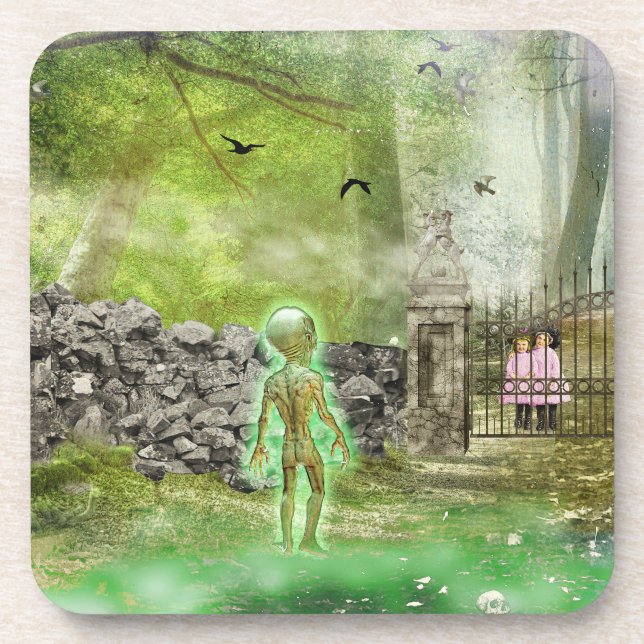 The Silent Visitor Coaster (Front)