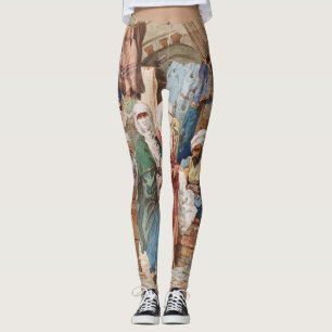 “The Silk Bazaar” art leggings
