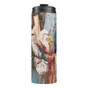 “The Silk Bazaar” art tumbler