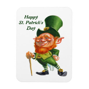 THE SILLY LEPRECHAUN magnet
