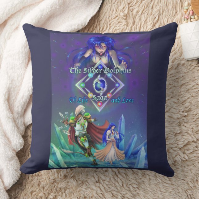 The Silver Dolphins Saga: Of life and Love   Cushion (Blanket)