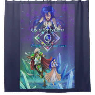 The Silver Dolphins Saga: Of life and Love  Shower Curtain