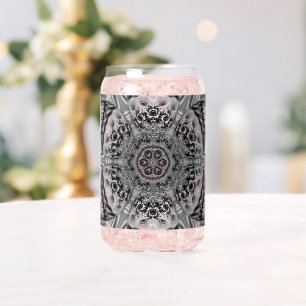 The Silver Fractal Garden Can Glass