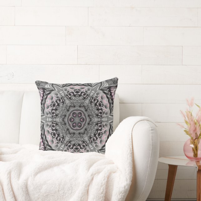 The Silver Fractal Garden Cushion (Couch)