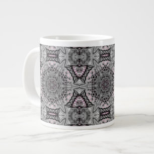The Silver Fractal Garden Large Coffee Mug